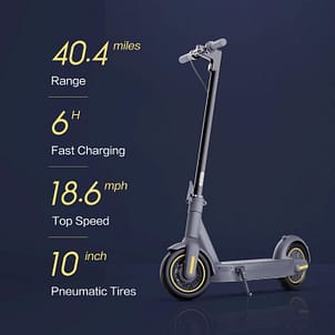  The Segway Ninebot MAX Electric Kick Scooter - The most reliable electric scooter