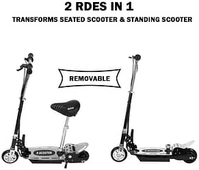 Ridkodg Kids Electric Scooter with Seat