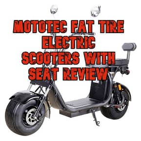 Mototec Fat Tire Electric Scooters With Seat