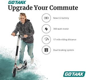 GOTRAX XR Ultra - best electric scooter for college students
