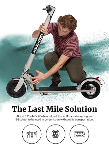 The GOTRAX XR Ultra Folding Electric Scooter for Adults