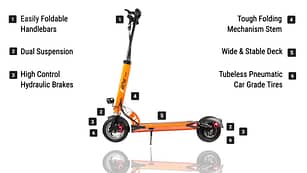 Most Reliable electric scooter - EMOVE Touring