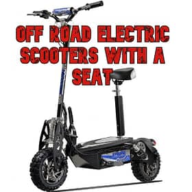 Off Road Electric Scooters With a Seat